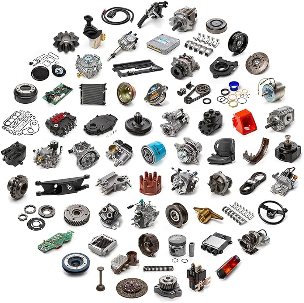 מגוון חלקי חילוף איכותיים לרכב, כולל רכיבים למנוע ולשלדה